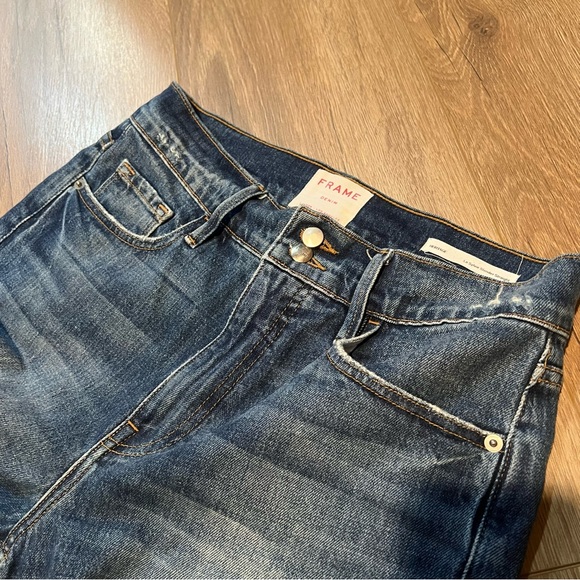 Frame Denim Le Sylvie Slender Straight in Halston Blue - Picture 5 of 12